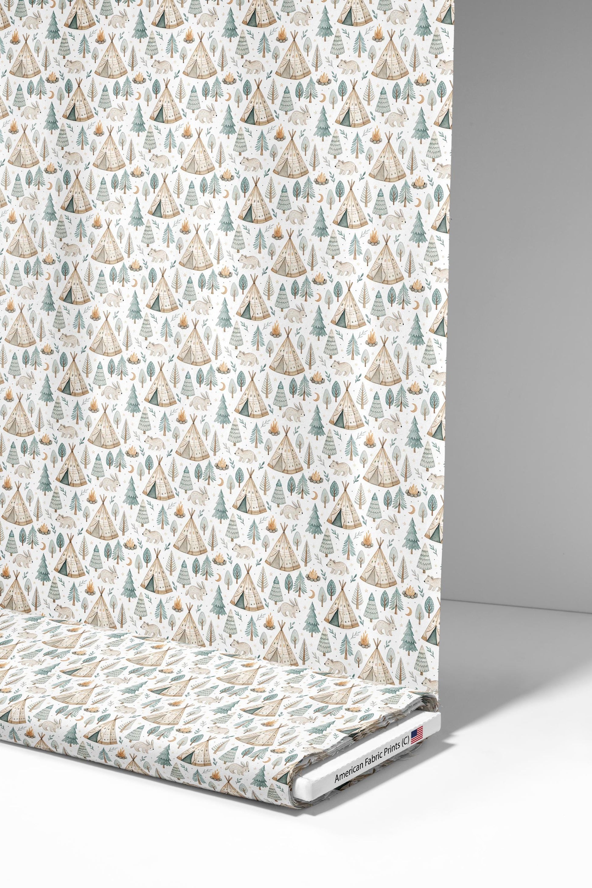Boho Woodland Fabric - Shop now at American Fabric Prints