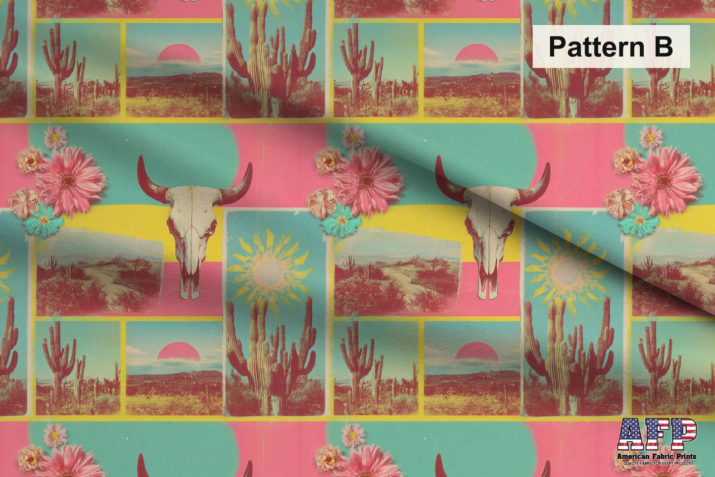 Retro Disco Cowgirl Fabric Bundle Set - Shop now at American Fabric Prints