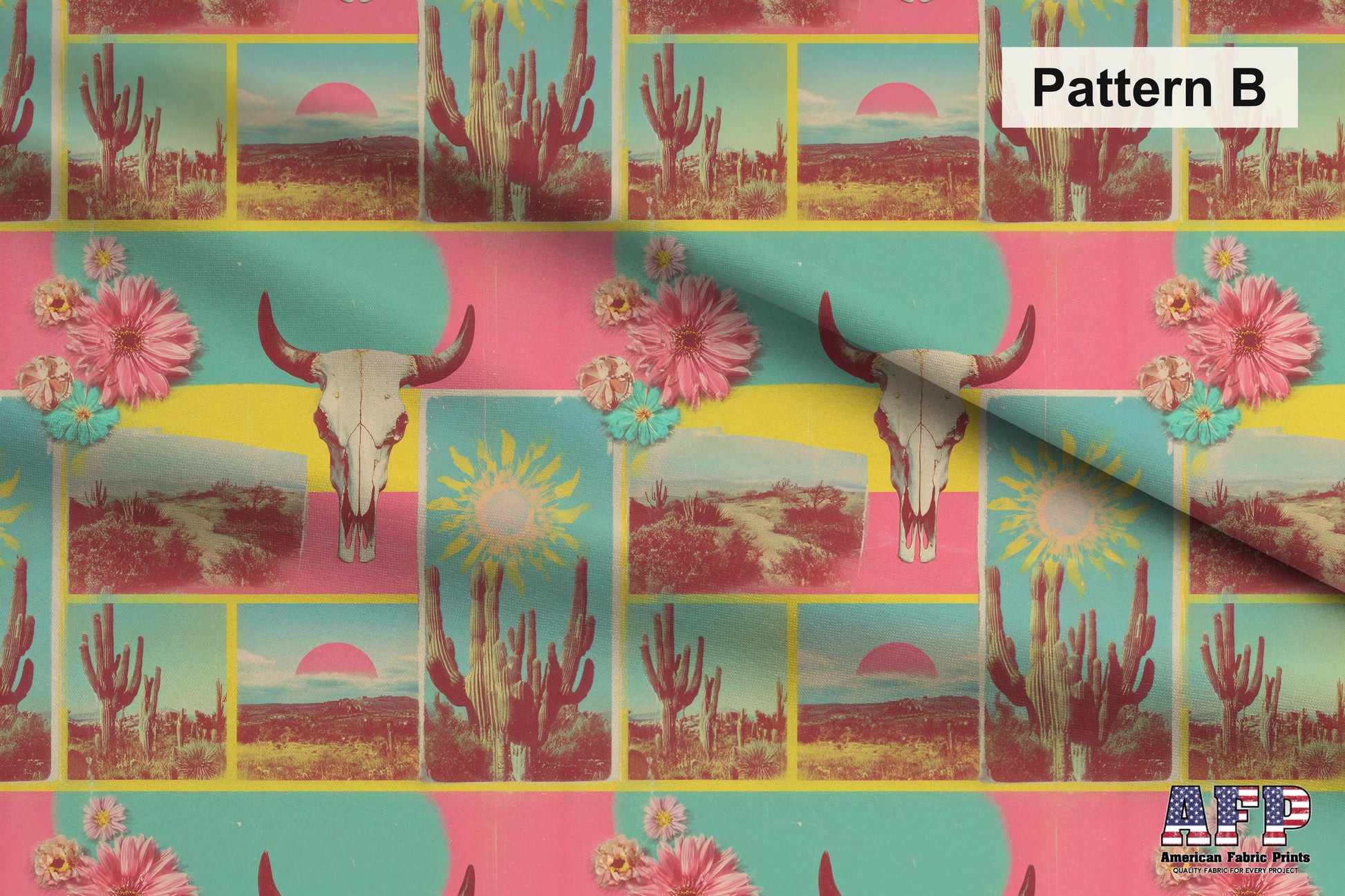 Retro Disco Cowgirl Fabric Bundle Set - Shop now at American Fabric Prints