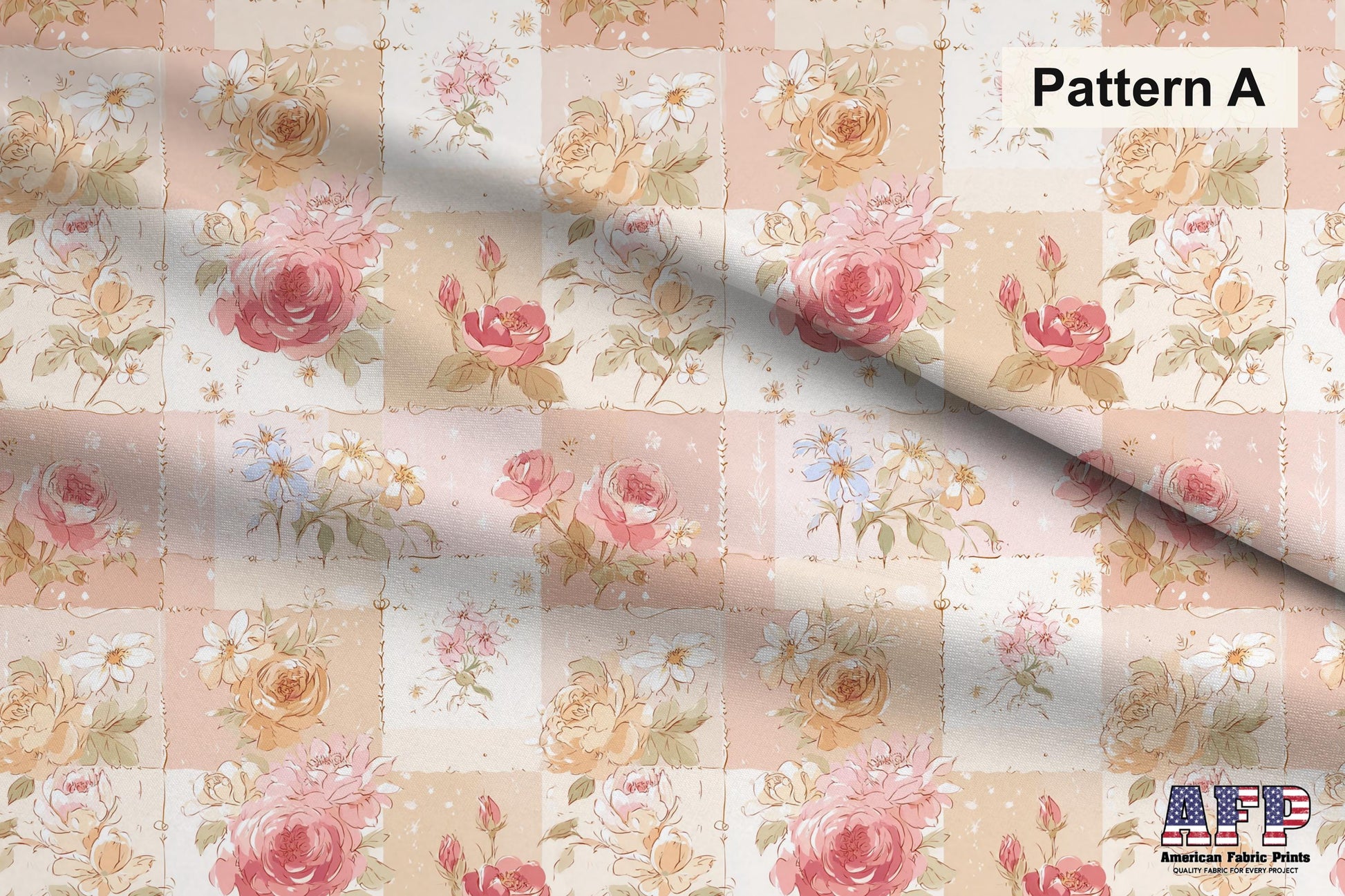 Shabby Chic Roses Fabric Bundle Set - Shop now at American Fabric Prints