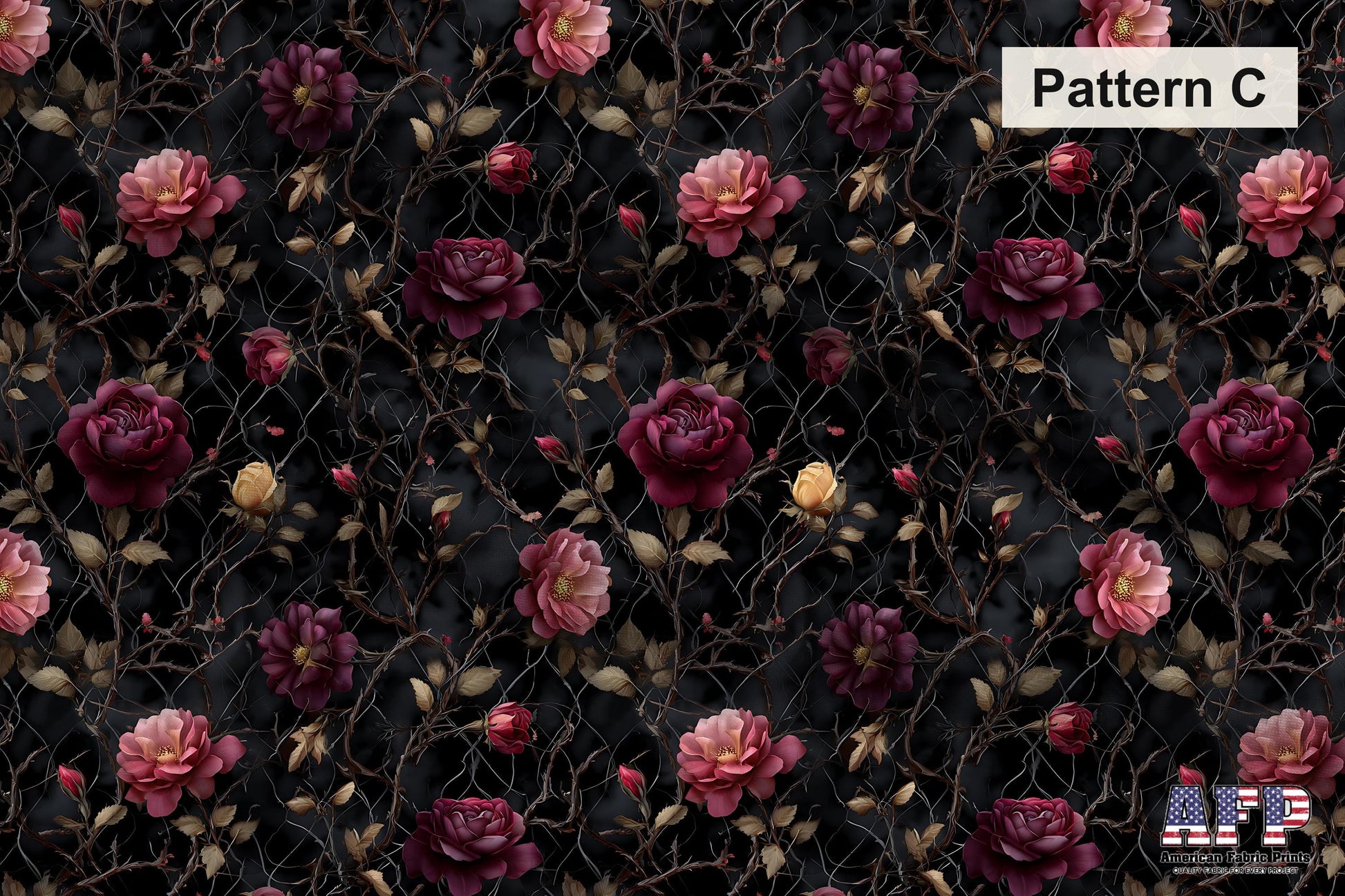 Victorian Dark Goth Fabric Bundle Set - Shop now at American Fabric Prints