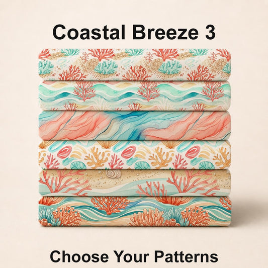 Coastal Breeze 3 Fabric Bundle Set - Shop now at American Fabric Prints