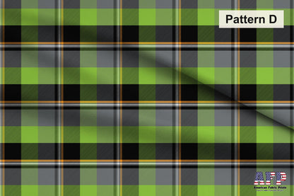 Halloween Plaid 2 Fabric Bundle. Choose Your Patterns. Pattern D shown. Shop now at American Fabric Prints.