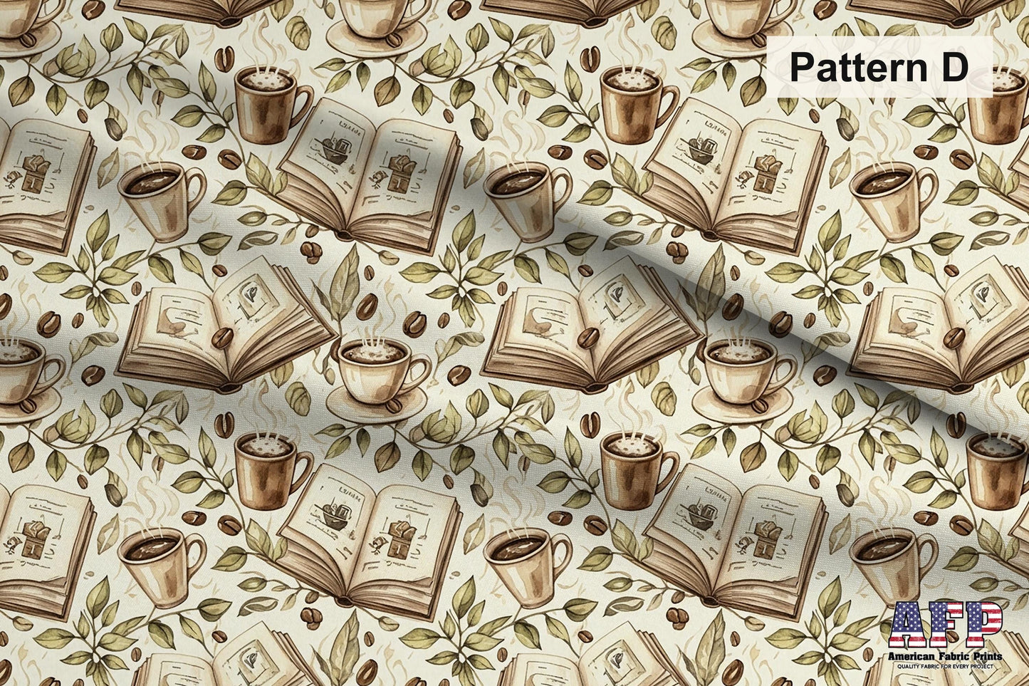 Coffee + Books Fabric Bundle Set - Shop now at American Fabric Prints