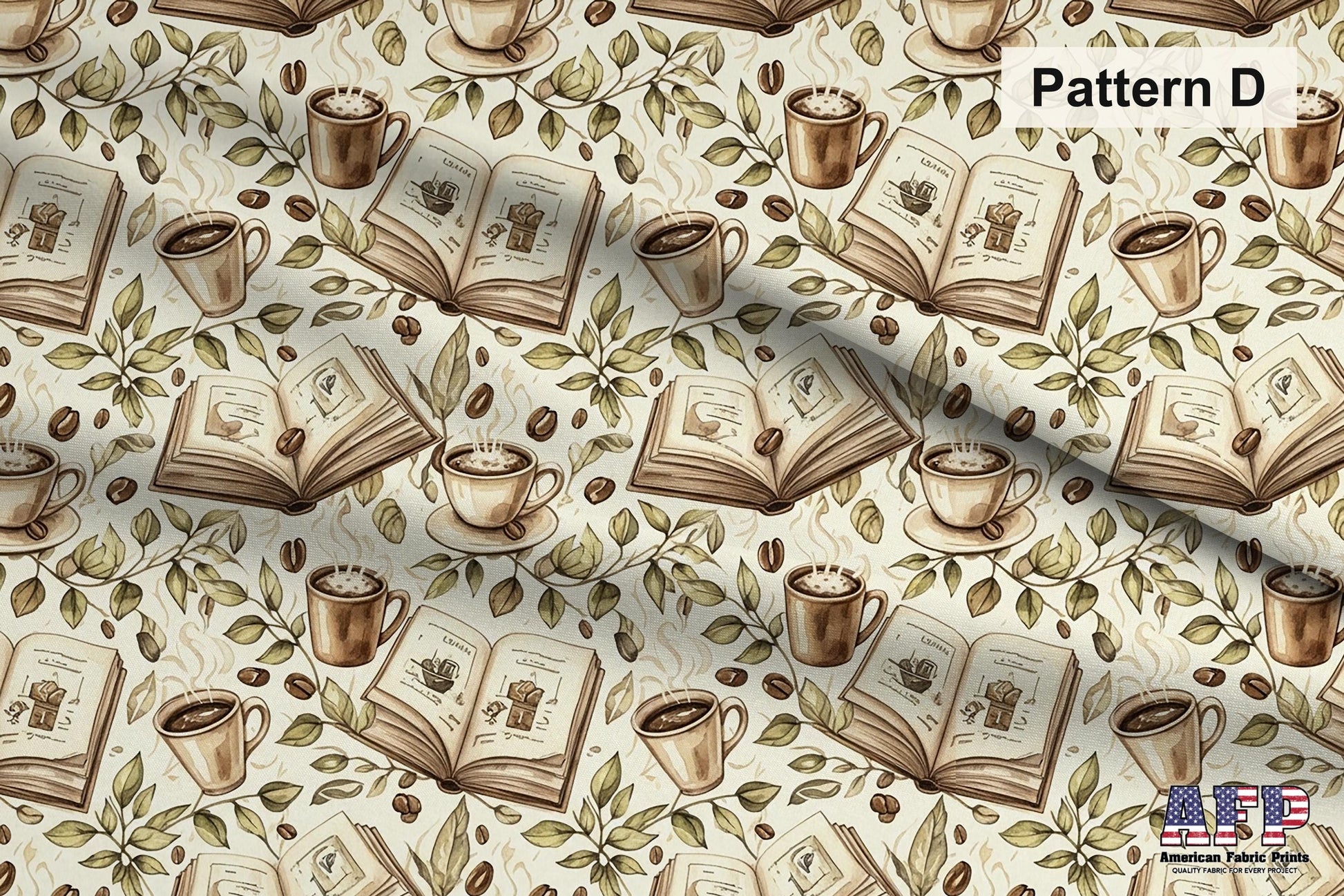 Coffee + Books Fabric Bundle Set - Shop now at American Fabric Prints
