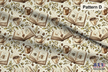 Coffee + Books Fabric Bundle Set - Shop now at American Fabric Prints