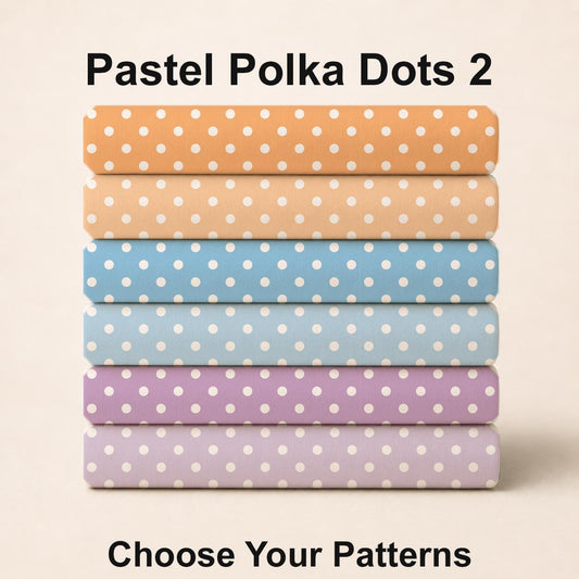 Pastel Polka Dot Set 2. Choose Your Patterns. Shop now at American Fabric Prints.