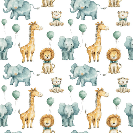 Safari Party Fabric - Shop now at American Fabric Prints
