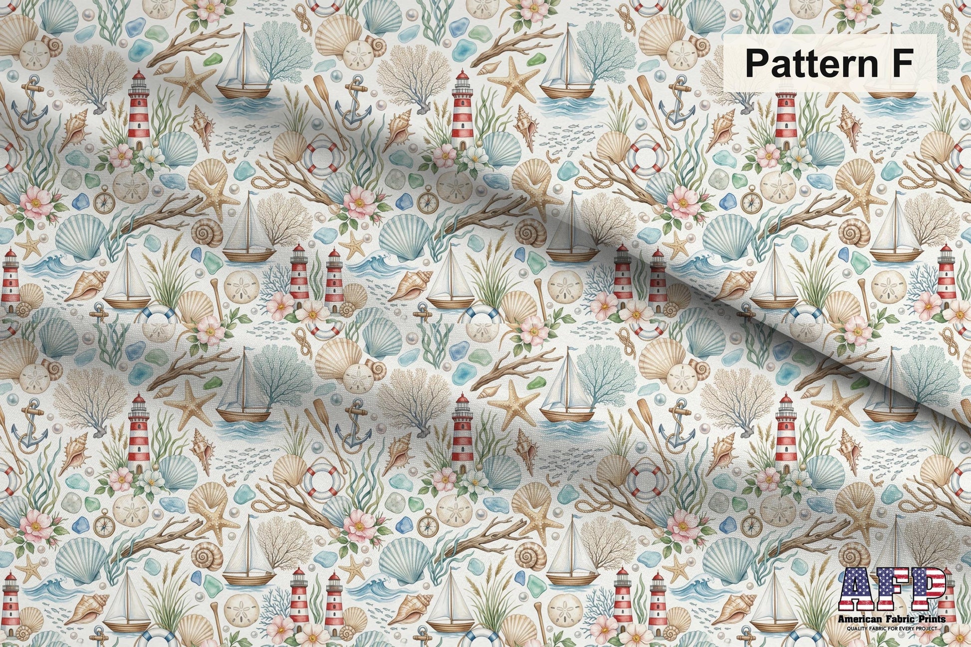 Around the Sea 2 Fabric Bundle Set - Shop now at American Fabric Prints