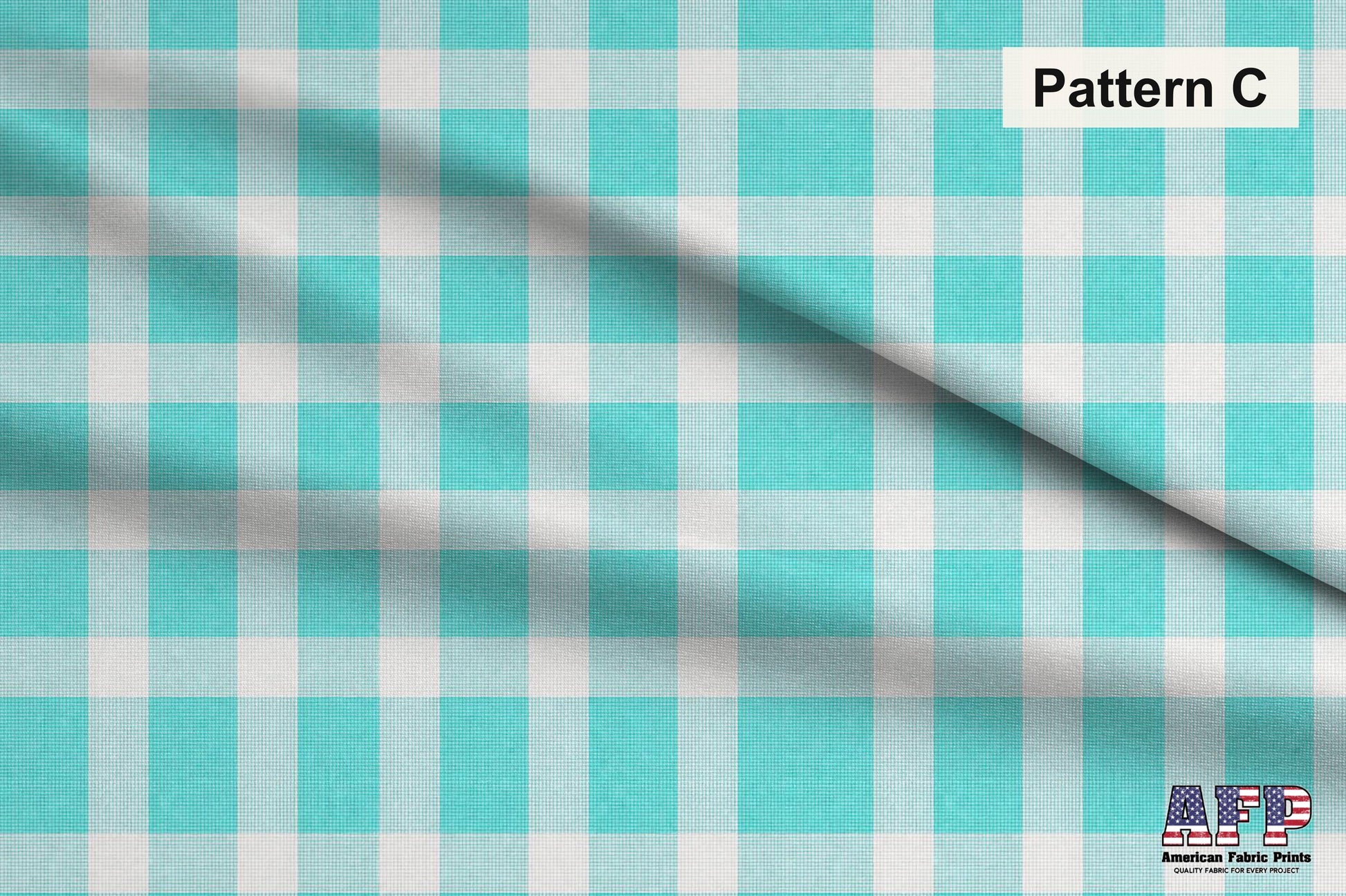Azure Plaid Fabric Bundle Set - Shop now at American Fabric Prints