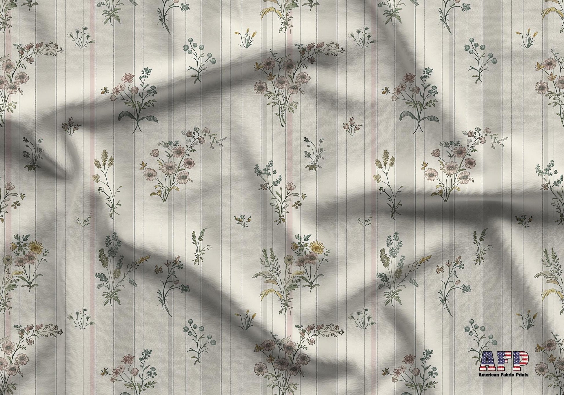 Playful Floral Fabric - Shop now at American Fabric Prints