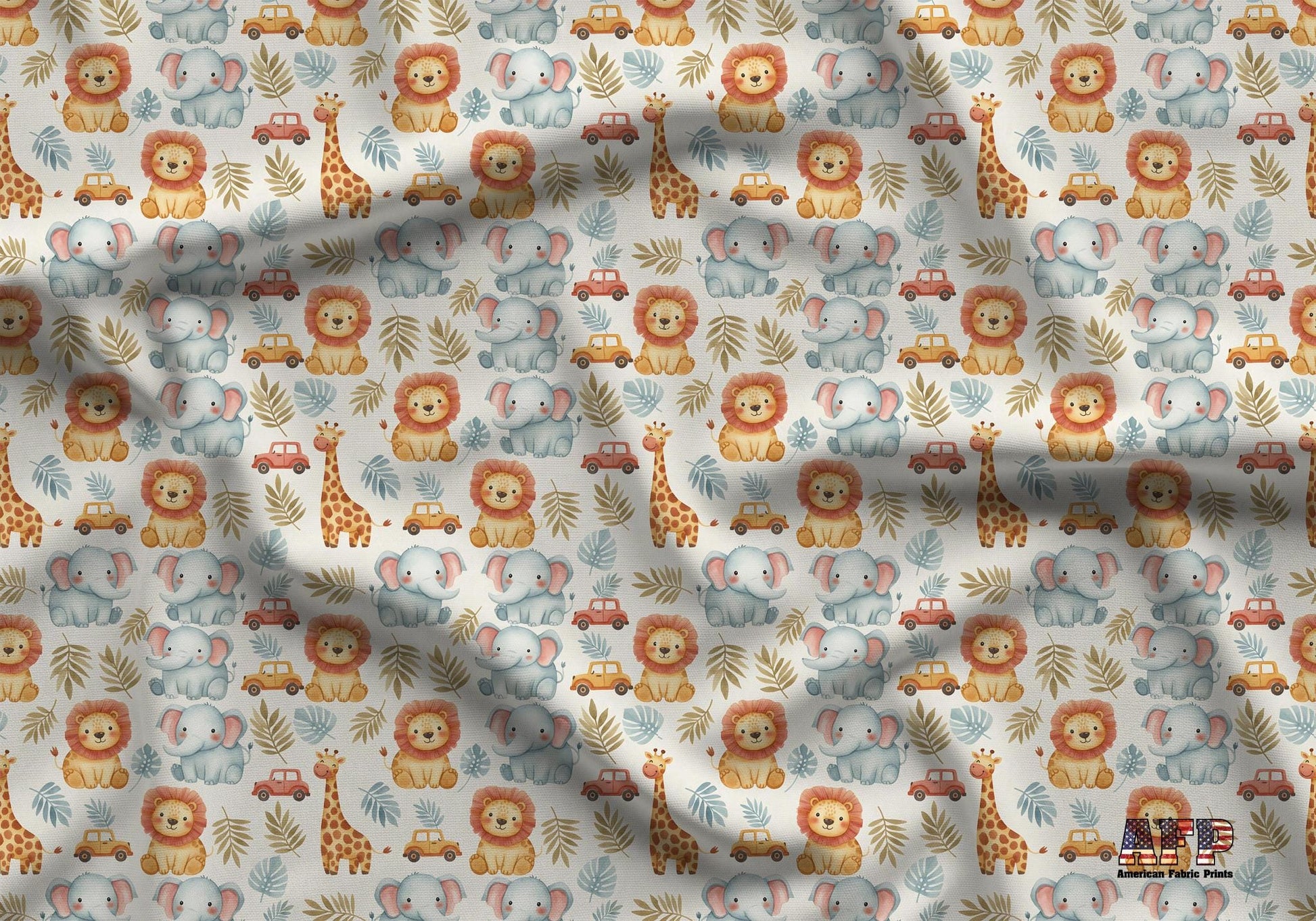 Jungle Baby Fabric - Shop now at American Fabric Prints