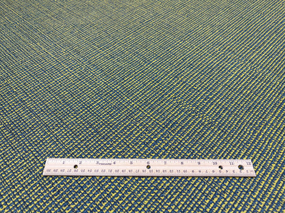 Yellow and Blue Woven Fabric, Woven Fabric, Premium Upholstery Fabric, Fabric for Upholstery, Crypton Coated Performance