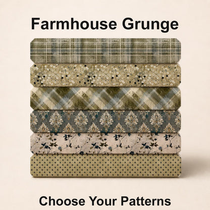 Farmhouse Grunge Fabric Bundle Set - Shop now at American Fabric Prints