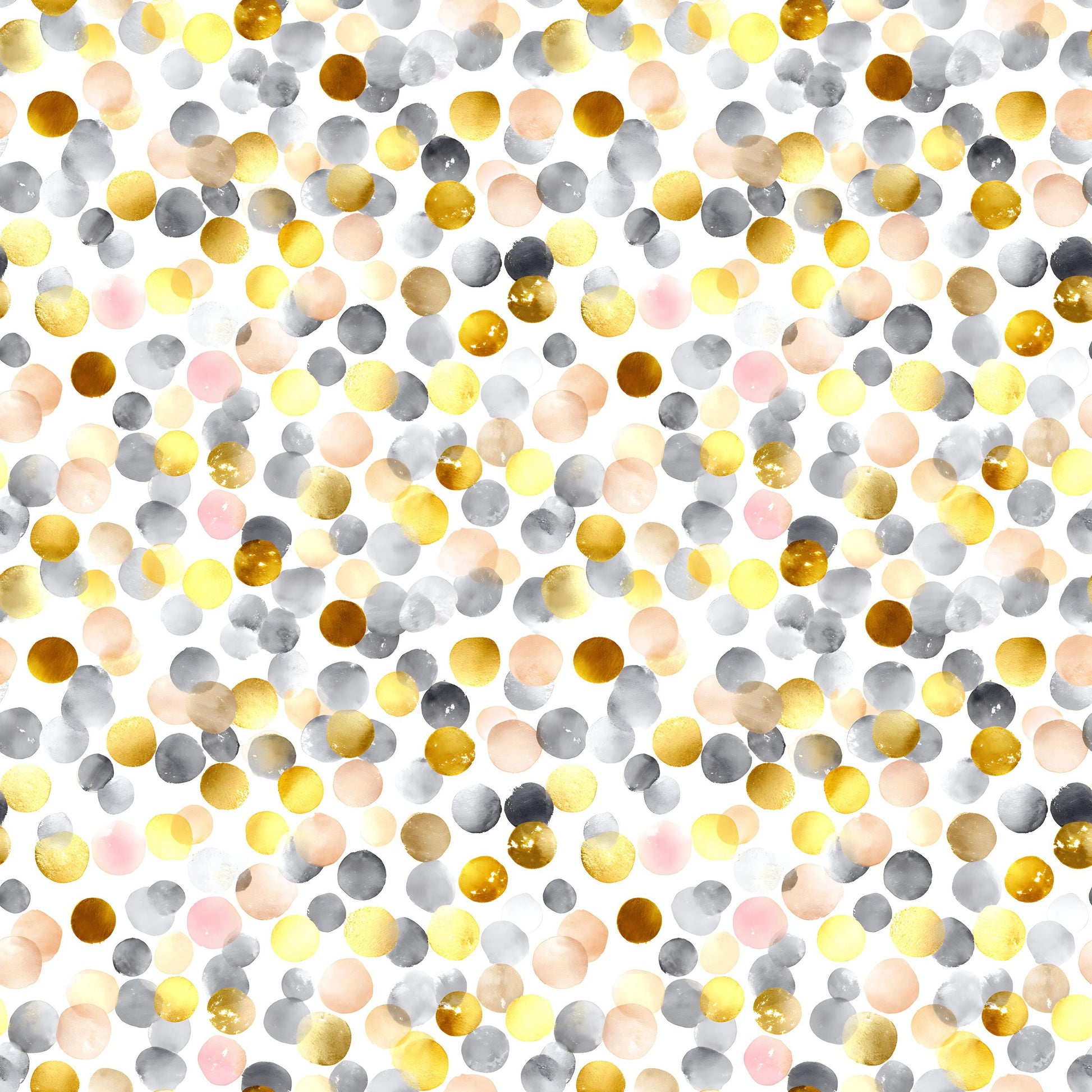Golden Confetti Fabric - Shop now at American Fabric Prints