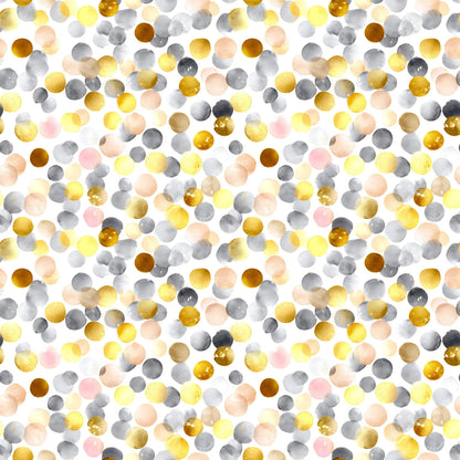Golden Confetti Fabric - Shop now at American Fabric Prints