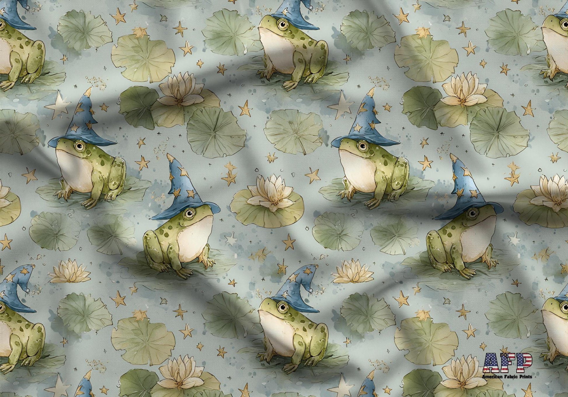 Whimsical Toad Fabric - Shop now at American Fabric Prints