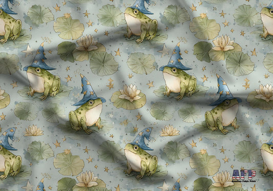 Whimsical Toad Fabric - Shop now at American Fabric Prints
