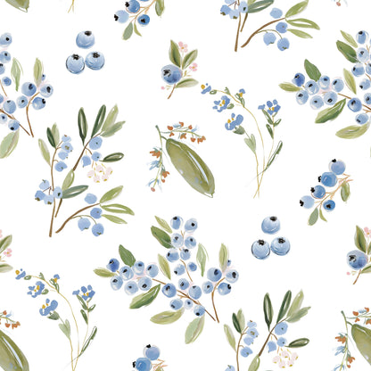 Petite Blueberry 2 Fabric - Shop now at American Fabric Prints