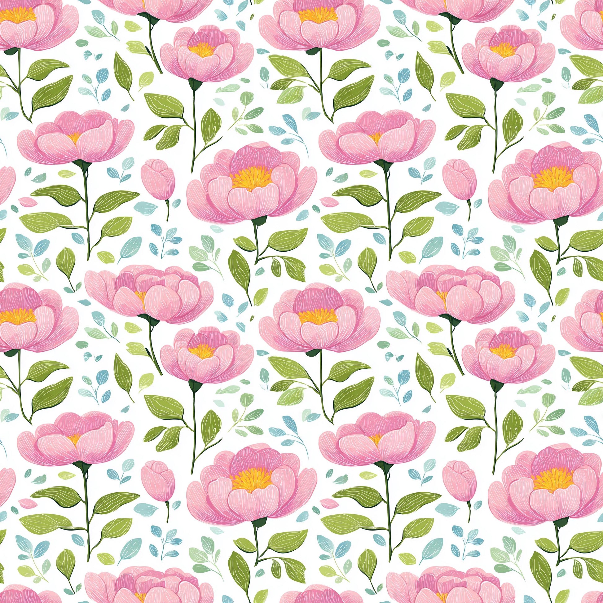 Boho Floral Fabric - Shop now at American Fabric Prints