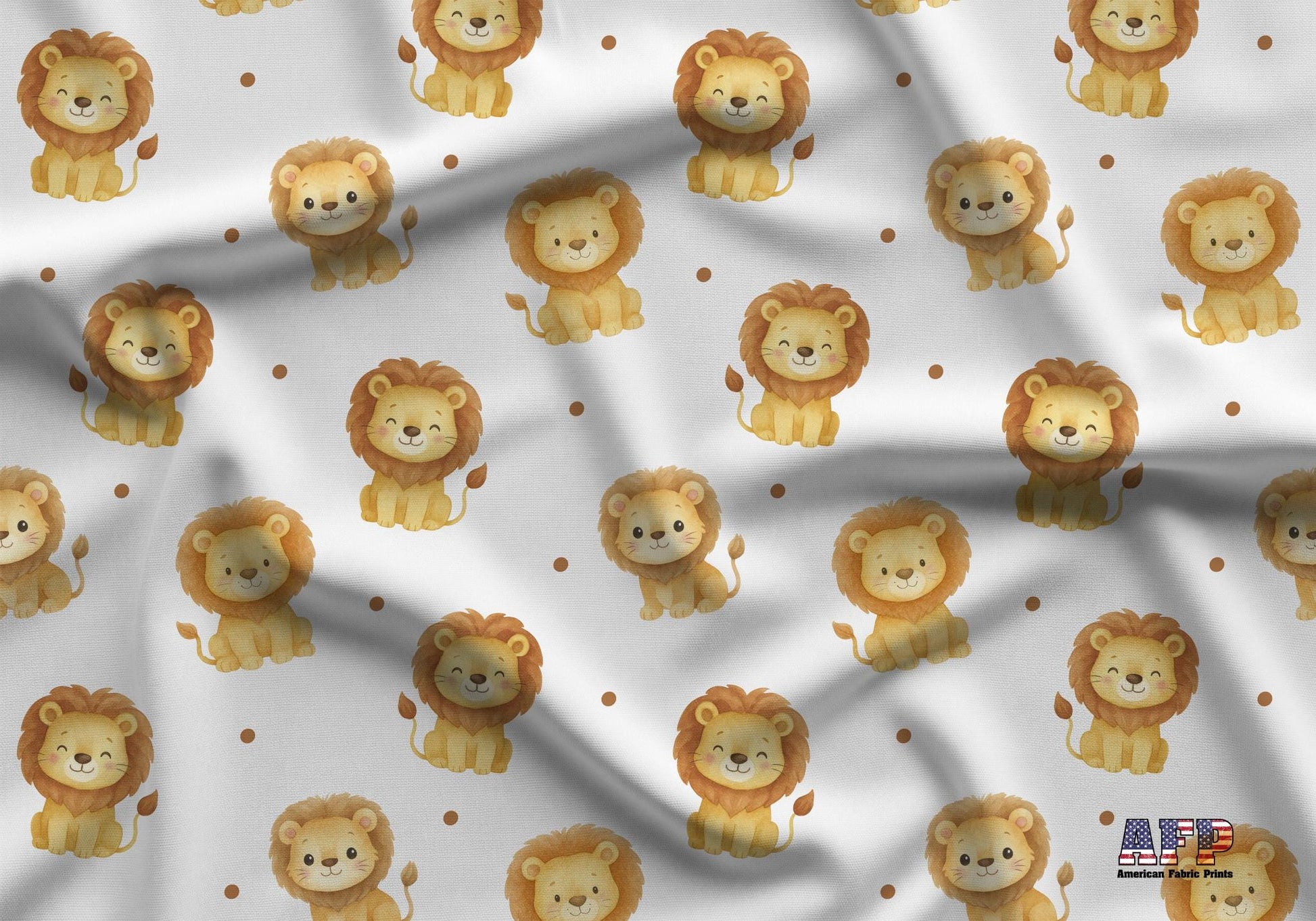 Little Lions Fabric - Shop now at American Fabric Prints