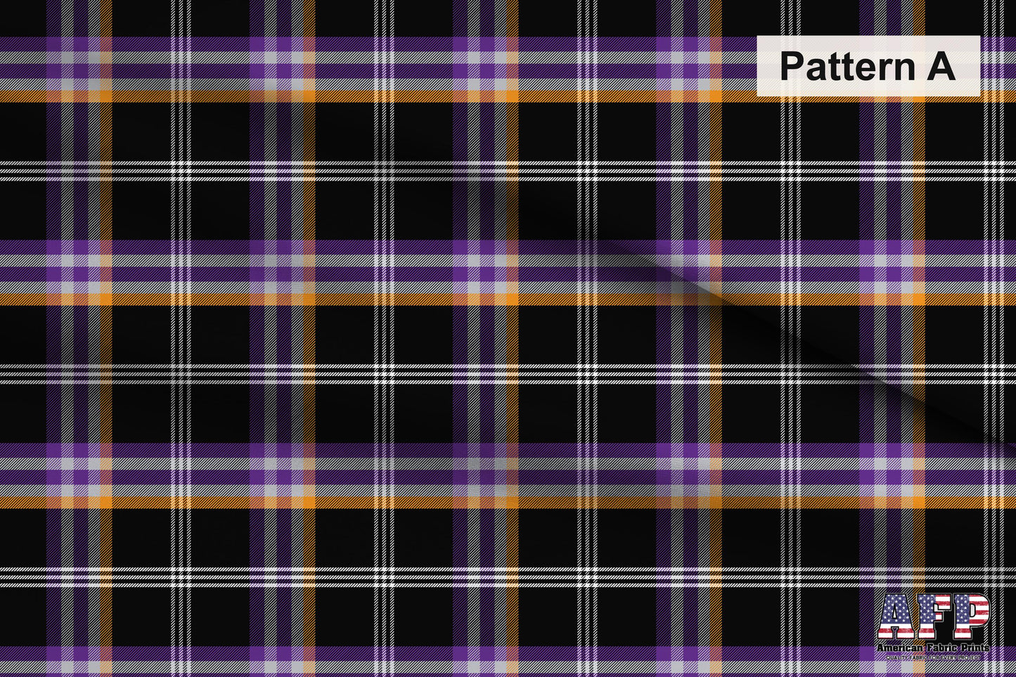 Halloween Plaid 4 Fabric Collection. Choose Your Patterns for your Spooky Plaid creation.  Pattern A Shown. Shop now at American Fabric Prints.