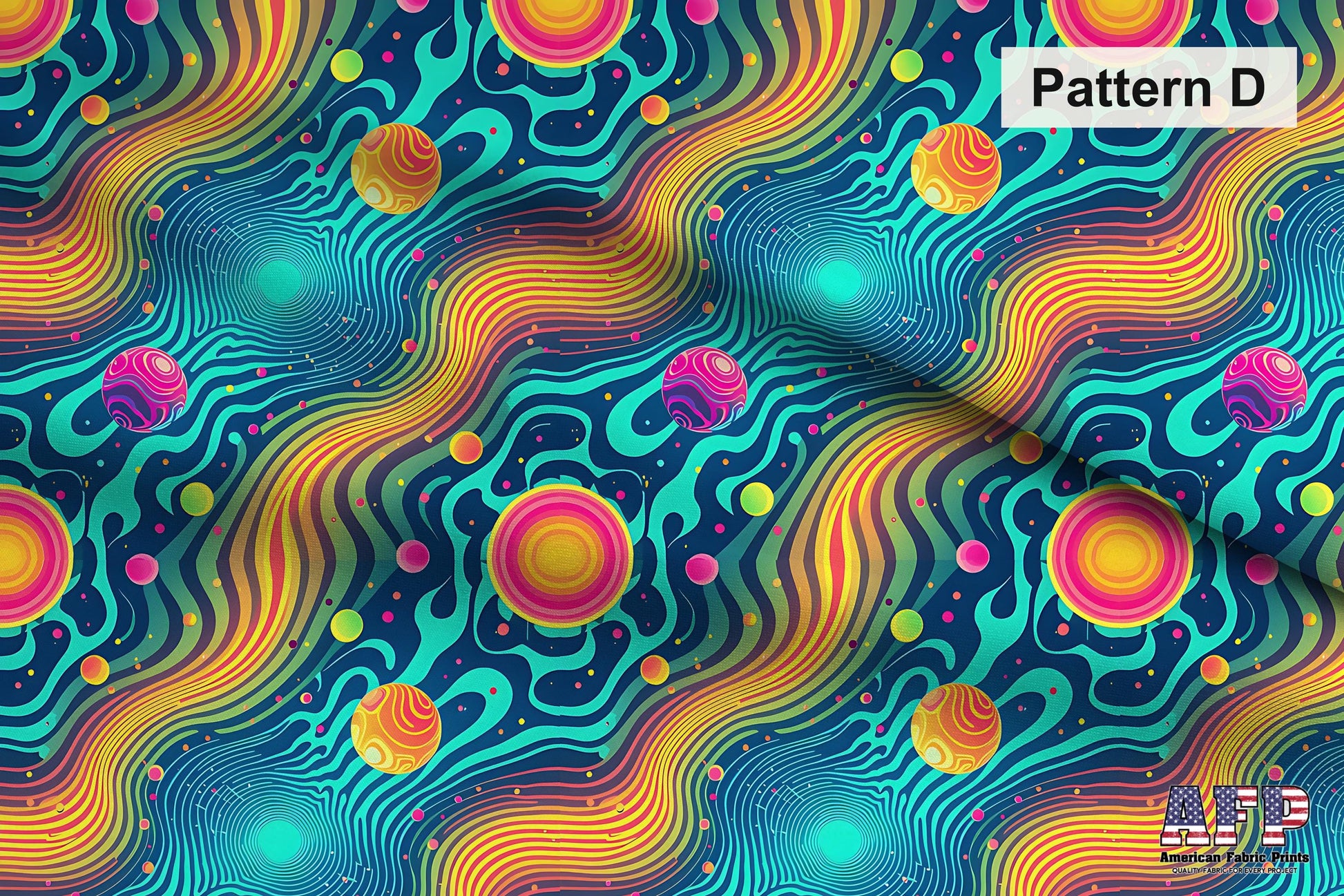 Trippy Neon Fabric Bundle Set - Shop now at American Fabric Prints