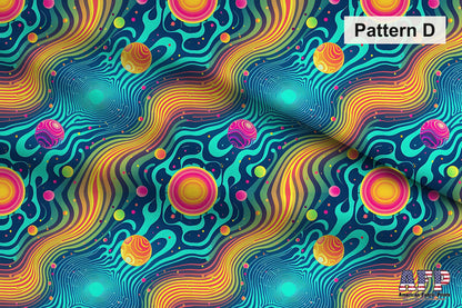 Trippy Neon Fabric Bundle Set - Shop now at American Fabric Prints