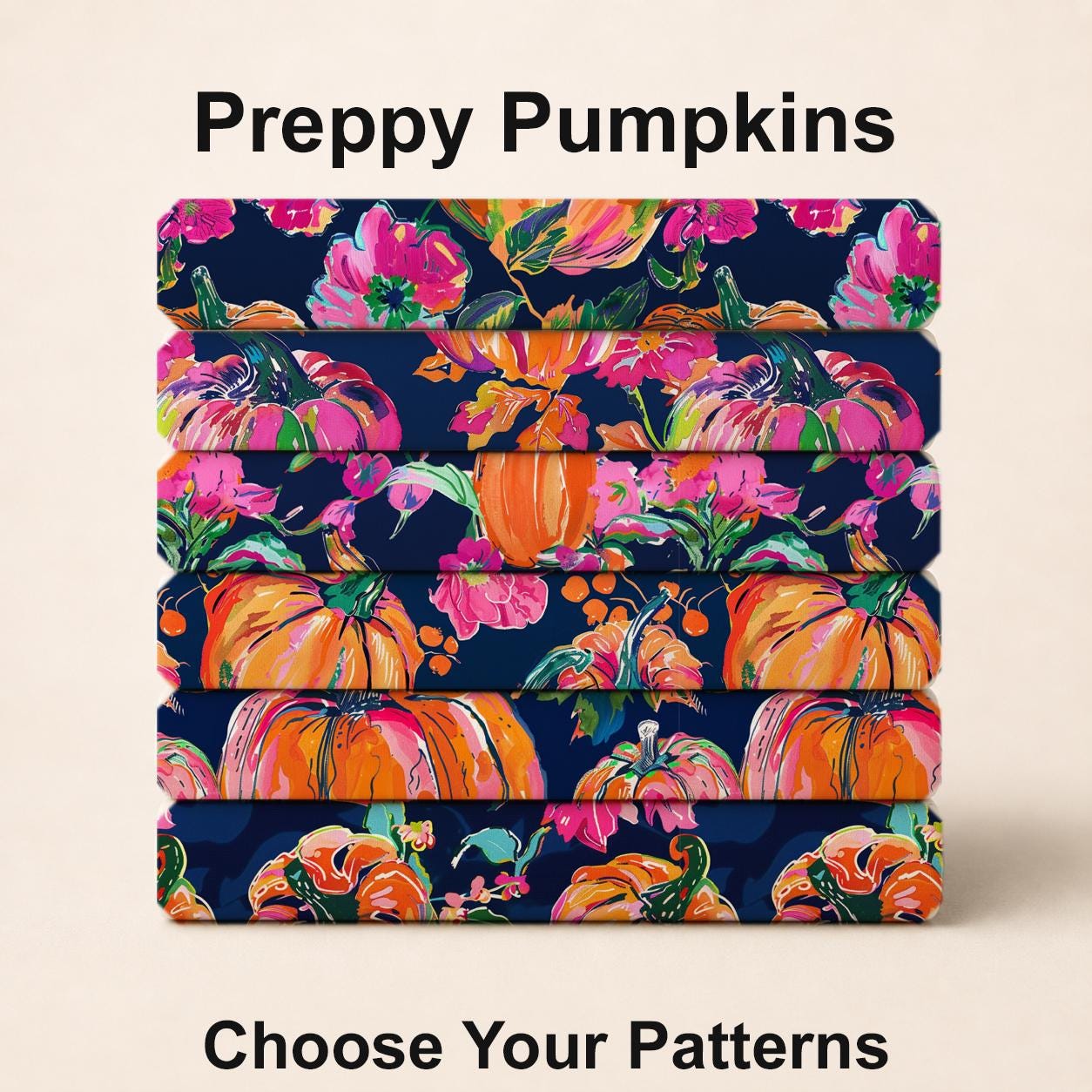 Preppy Pumpkins Fabric Bundle Set - Shop now at American Fabric Prints
