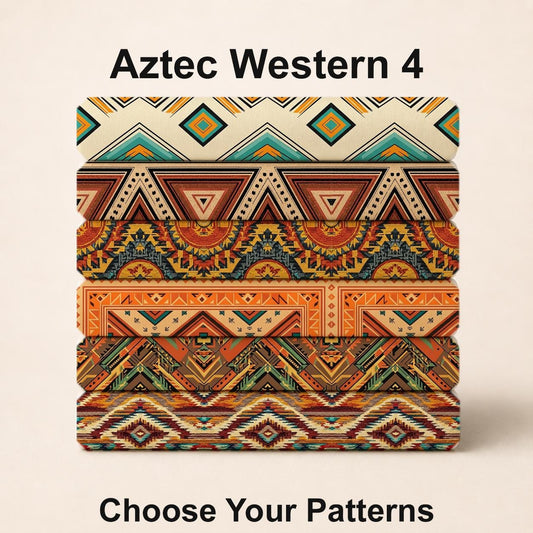 Aztec Western 4 Fabric Bundle Set - Shop now at American Fabric Prints