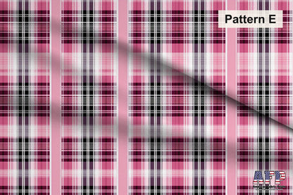 Pink Plaid 2 Fabric Bundle Set - Shop now at American Fabric Prints