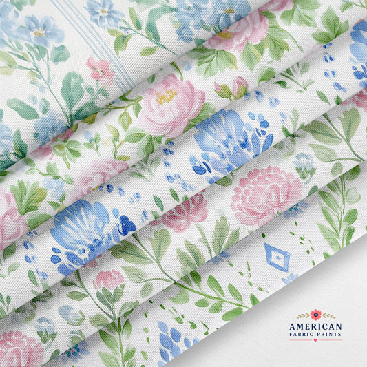 Spring Time 2 Fabric Bundle Set - Shop now at American Fabric Prints