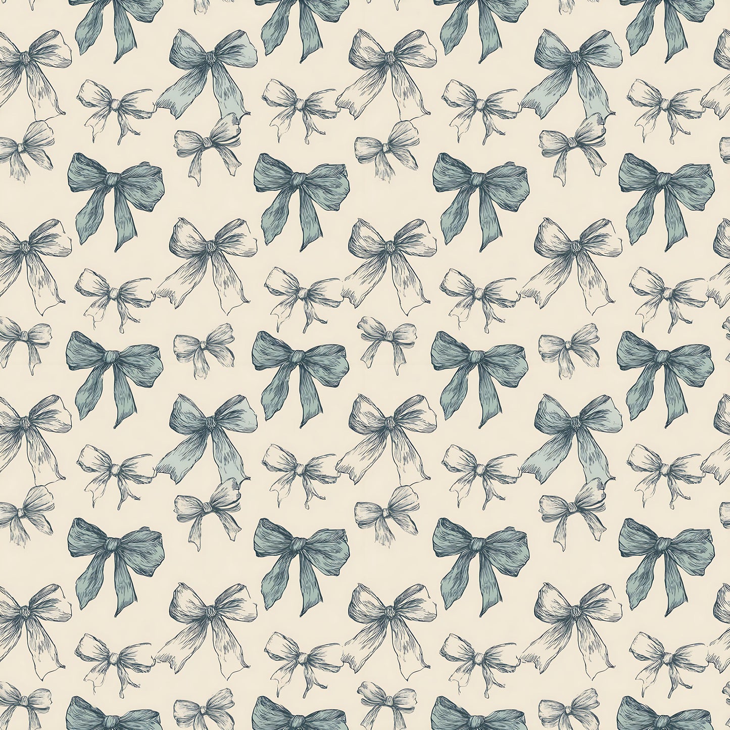 Grandmillenial Bows Fabric - Shop now at American Fabric Prints