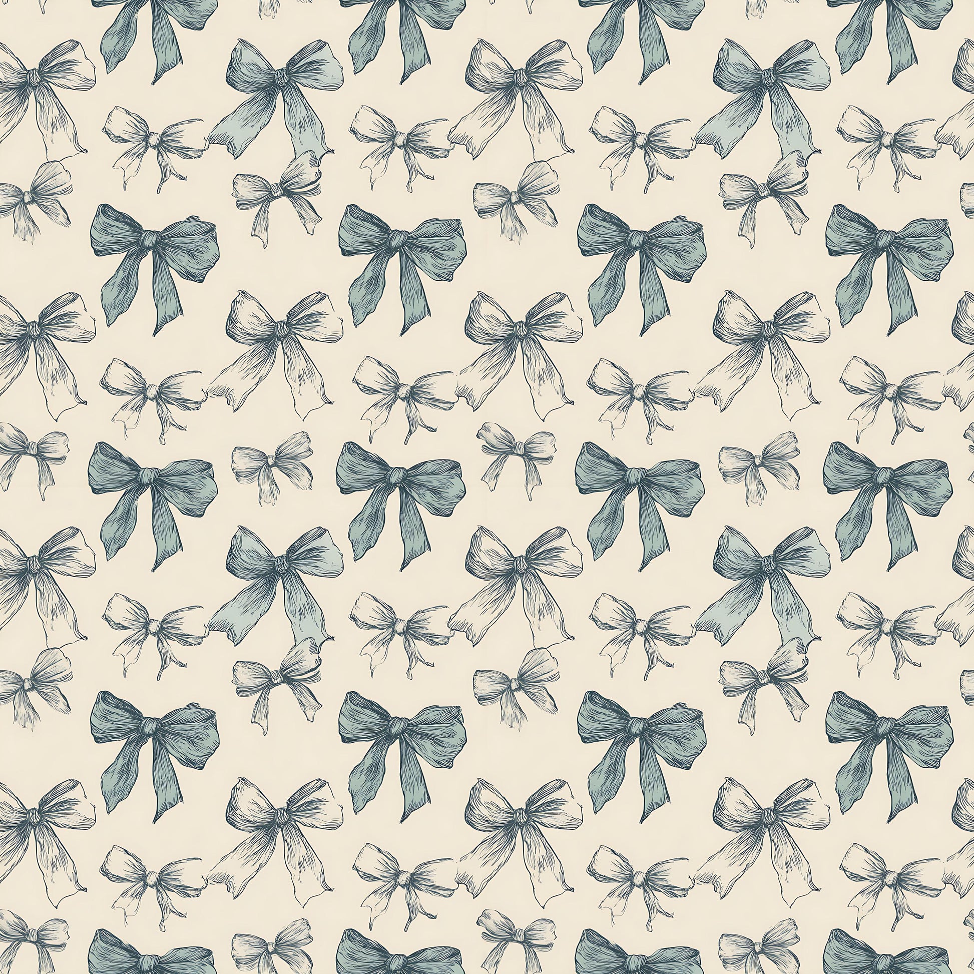 Grandmillenial Bows Fabric - Shop now at American Fabric Prints