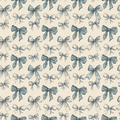 Grandmillenial Bows Fabric - Shop now at American Fabric Prints