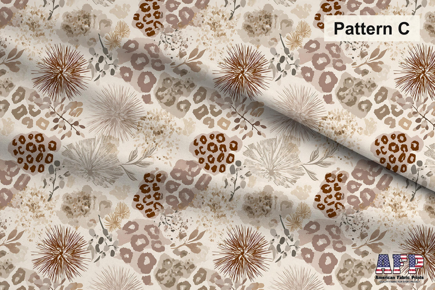 Pastel Boho Leopard Fabric Bundle Set - Shop now at American Fabric Prints