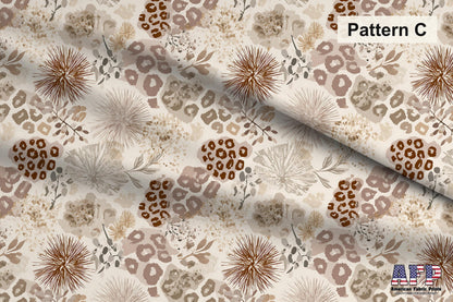 Pastel Boho Leopard Fabric Bundle Set - Shop now at American Fabric Prints