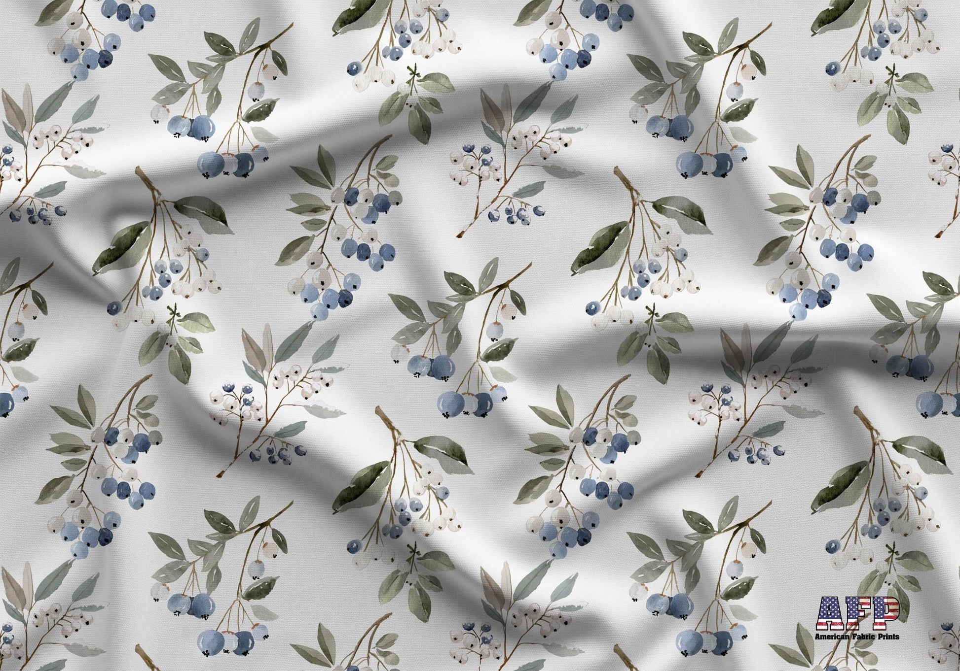 Petite Blueberry Fabric - Shop now at American Fabric Prints