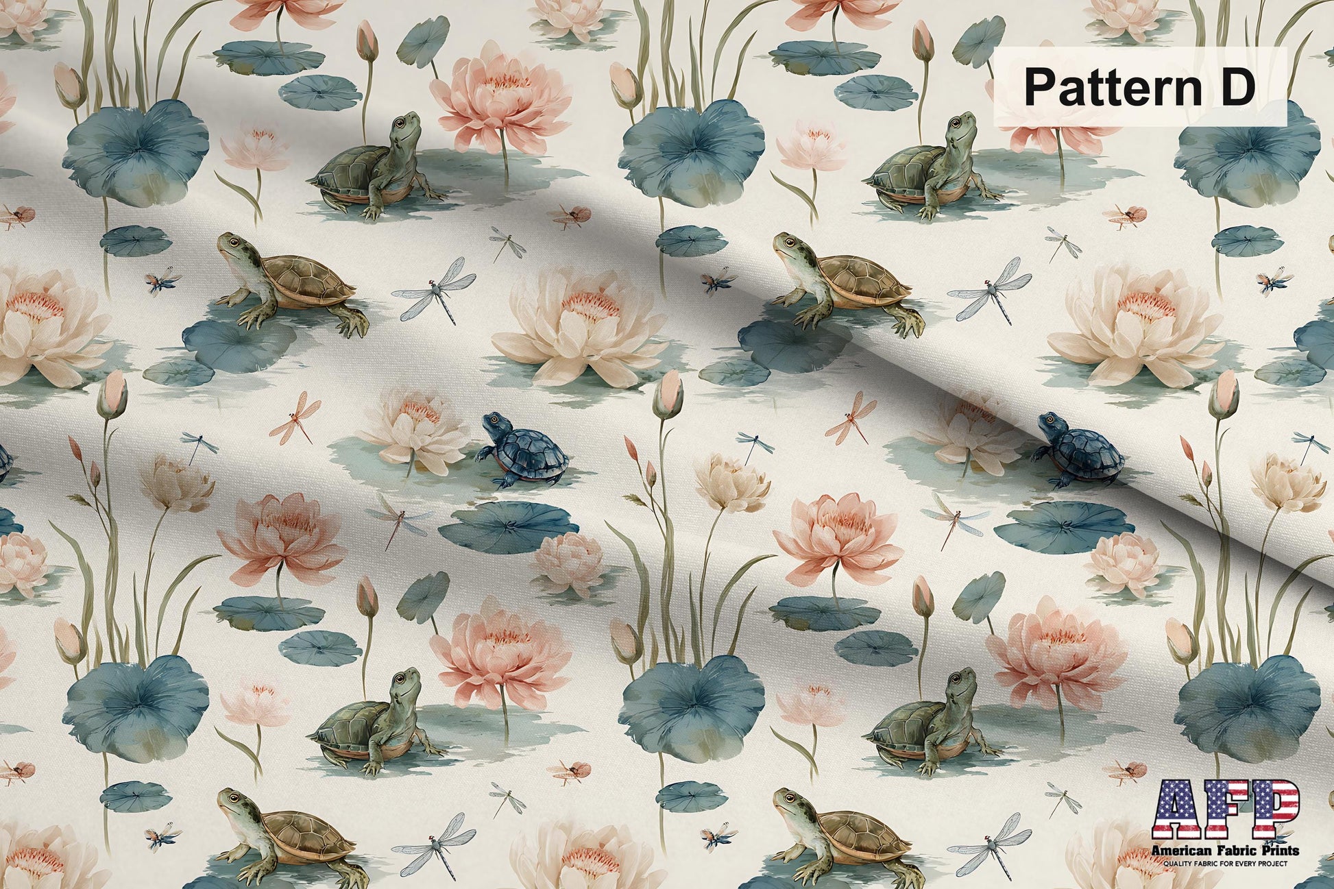 Watercolor Pond Fabric Bundle Set - Shop now at American Fabric Prints