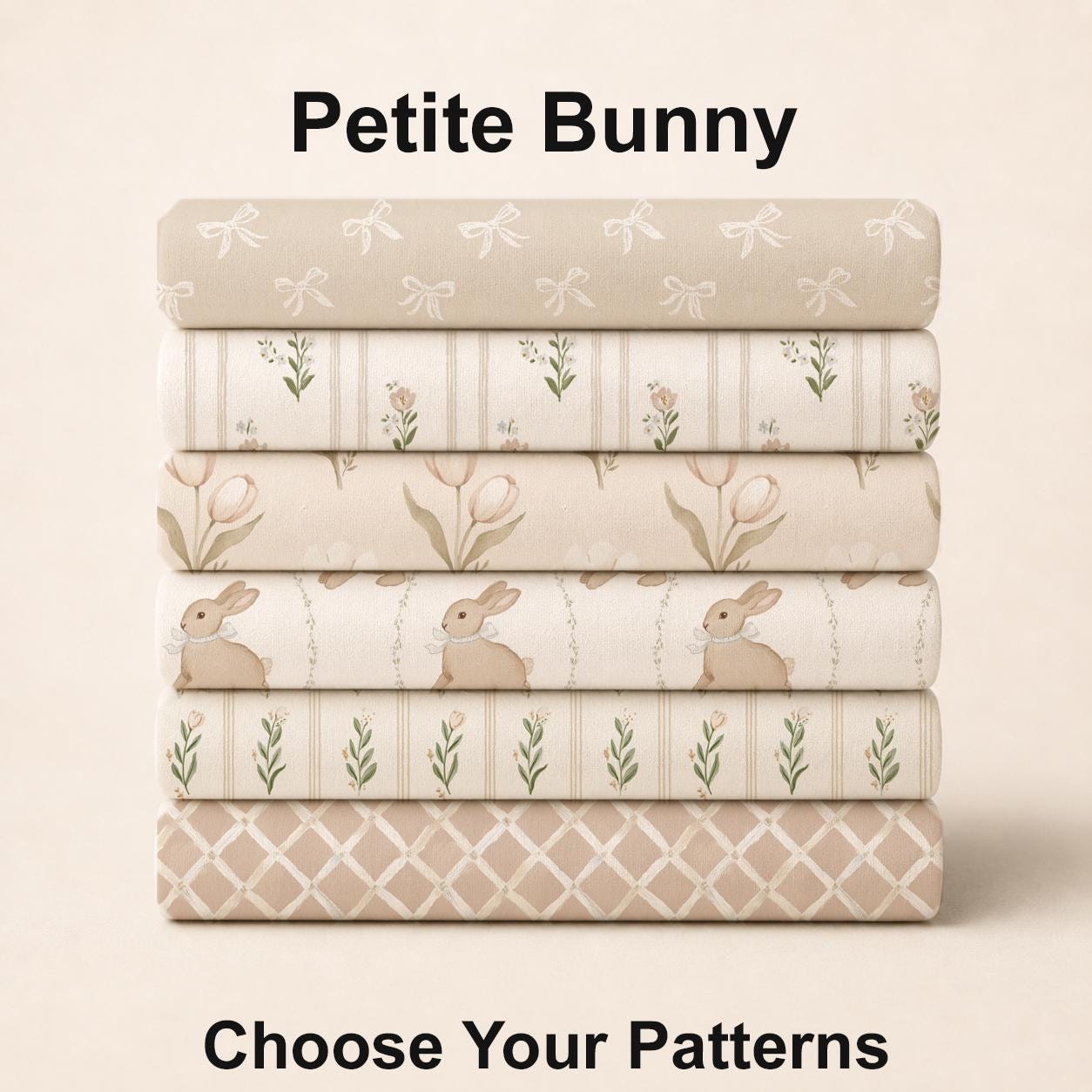Petite Bunny Fabric Bundle Set - Shop now at American Fabric Prints