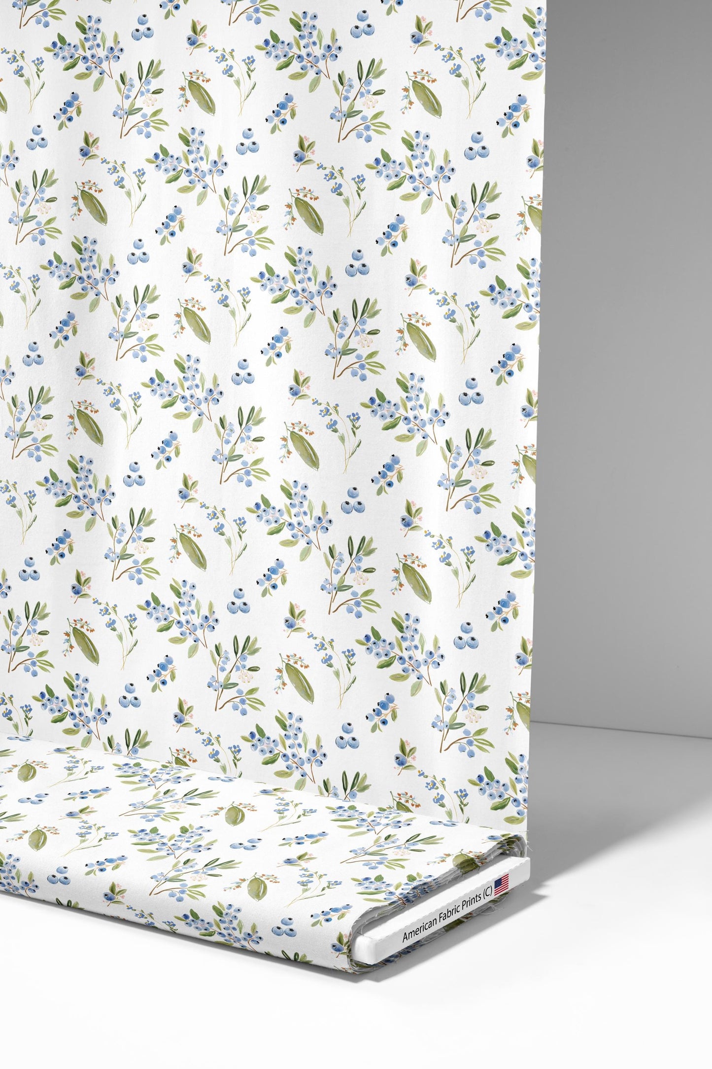 Petite Blueberry 2 Fabric - Shop now at American Fabric Prints