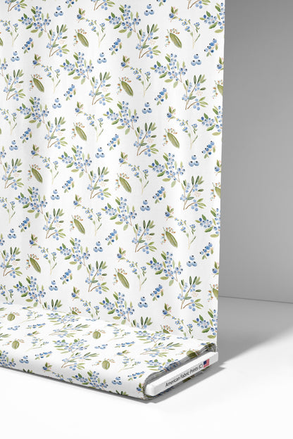 Petite Blueberry 2 Fabric - Shop now at American Fabric Prints