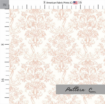 Coquette Aesthetic Fabric 1 Bundle. Pattern C. Shop now at American Fabric Prints.
