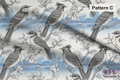 Blue French Toile Fabric Bundle Set - Shop now at American Fabric Prints