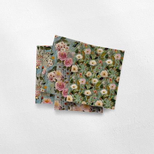 Cottage Shabby Floral Fabric Bundle Set - Shop now at American Fabric Prints