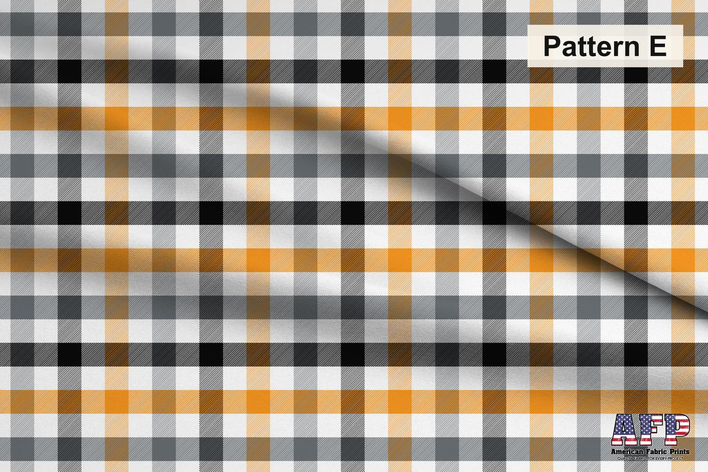 Halloween Plaid 1 Fabric Set. Choose your Patterns. Pattern E Shown. Shop now at American Fabric Prints.