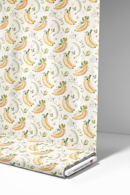 Banana Floral Fabric - Shop now at American Fabric Prints