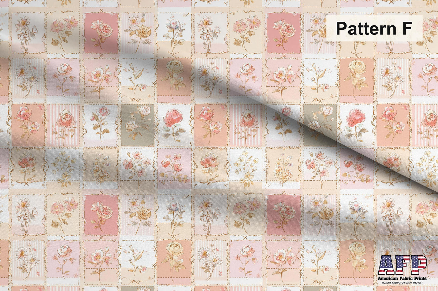 Shabby Chic Roses Fabric Bundle Set - Shop now at American Fabric Prints