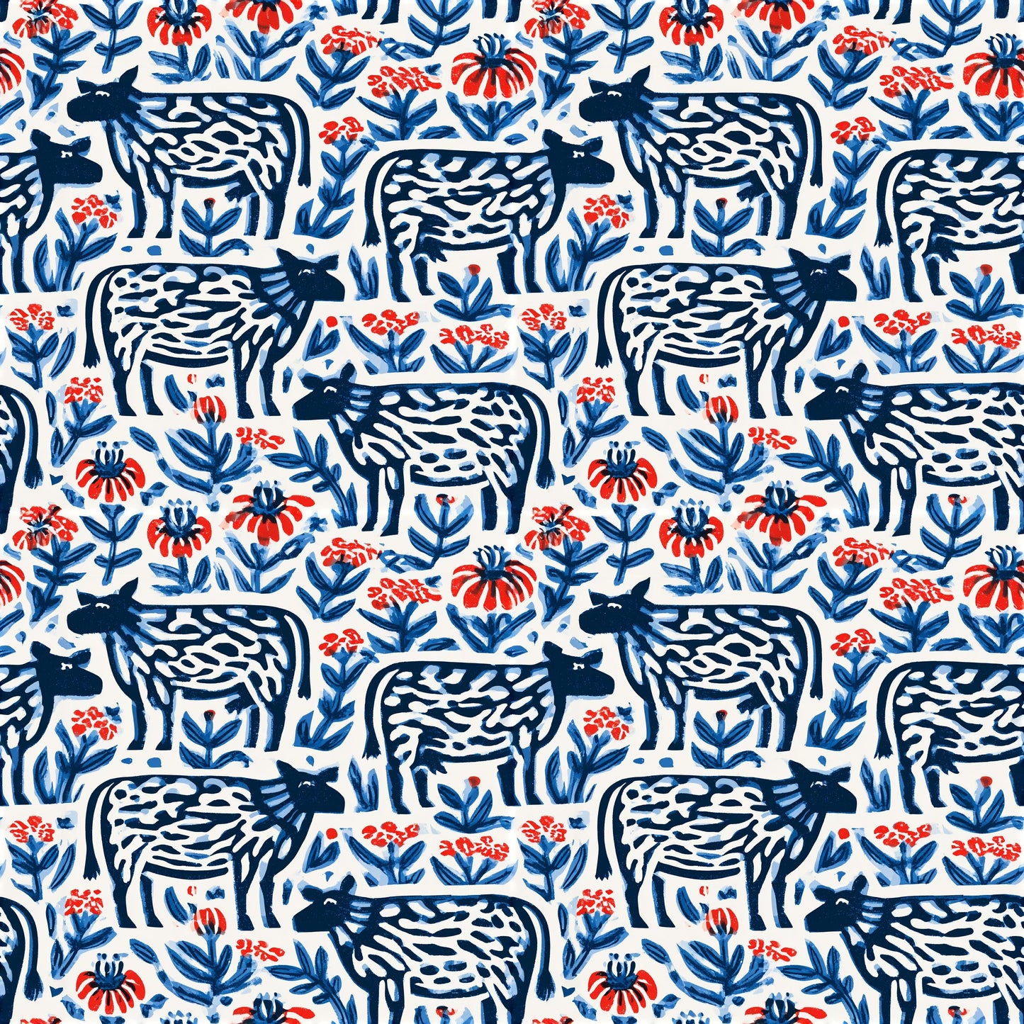 Farmhouse Block Print Fabric Bundle Set - Shop now at American Fabric Prints