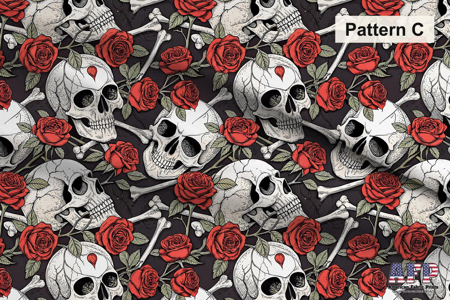 Playful Gothic Skulls Fabric Bundle Set - Shop now at American Fabric Prints